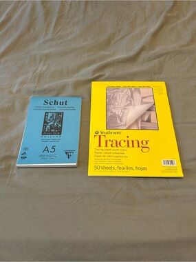 Strathmore Tracing paper + Schut Watercolour paper Bundle (Partially used)